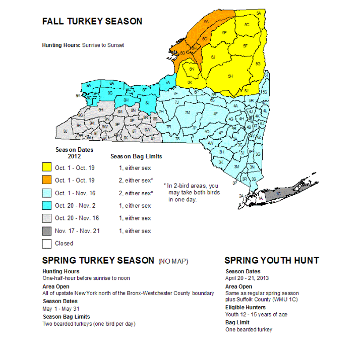 Fall Turkey Season 2012 Turkey Hunting Hunting New York NY Empire