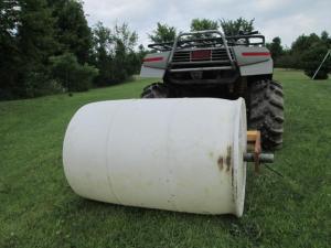 Barrel Roller For Lawn
