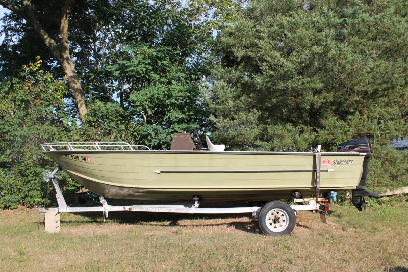 GREAT DUCK BOAT!!! 1971 STARCRAFT ALLUMINUM 18FT 50HP + TRAILER - Non ...