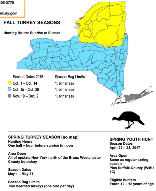 201617 New York State Hunting Season Dates NYS DEC News and