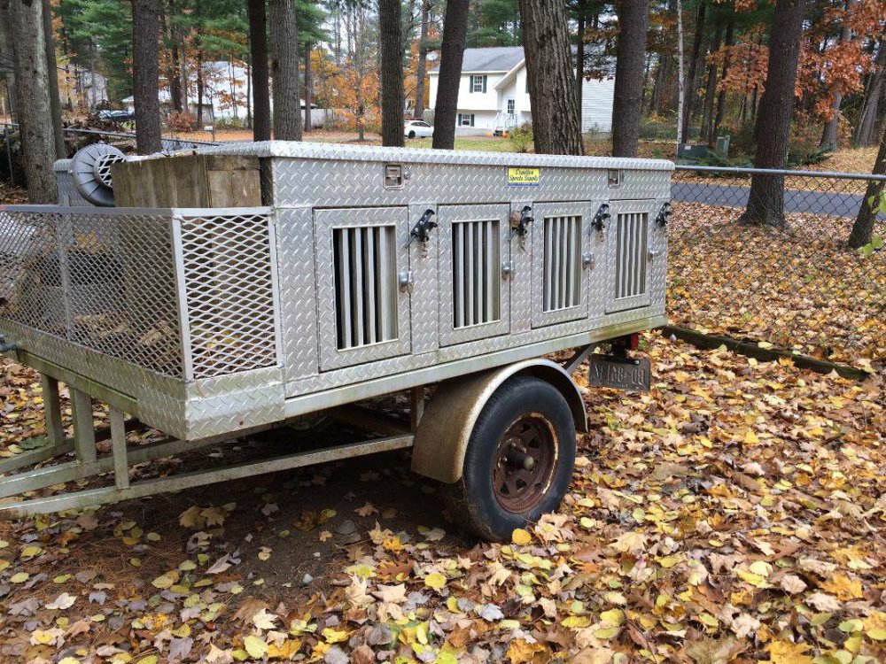 2006 Custom 8 hole dog trailer Hunting Items For Sale and Trade