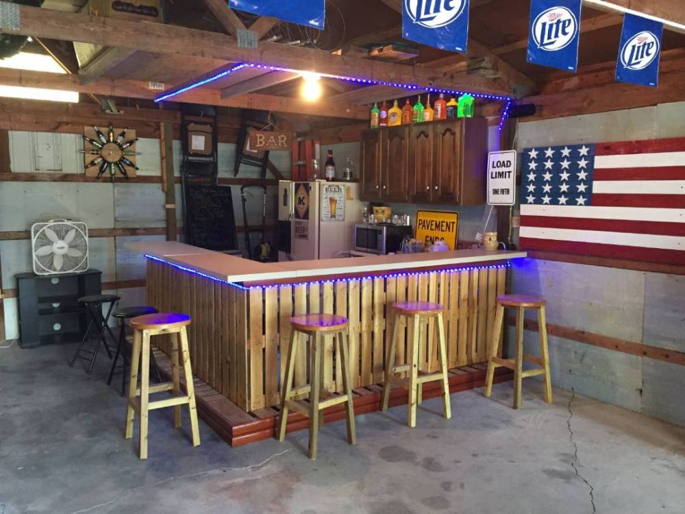 Garage Bar/Man Cave Ideas? DIY Do It Yourself, tutorials and videos